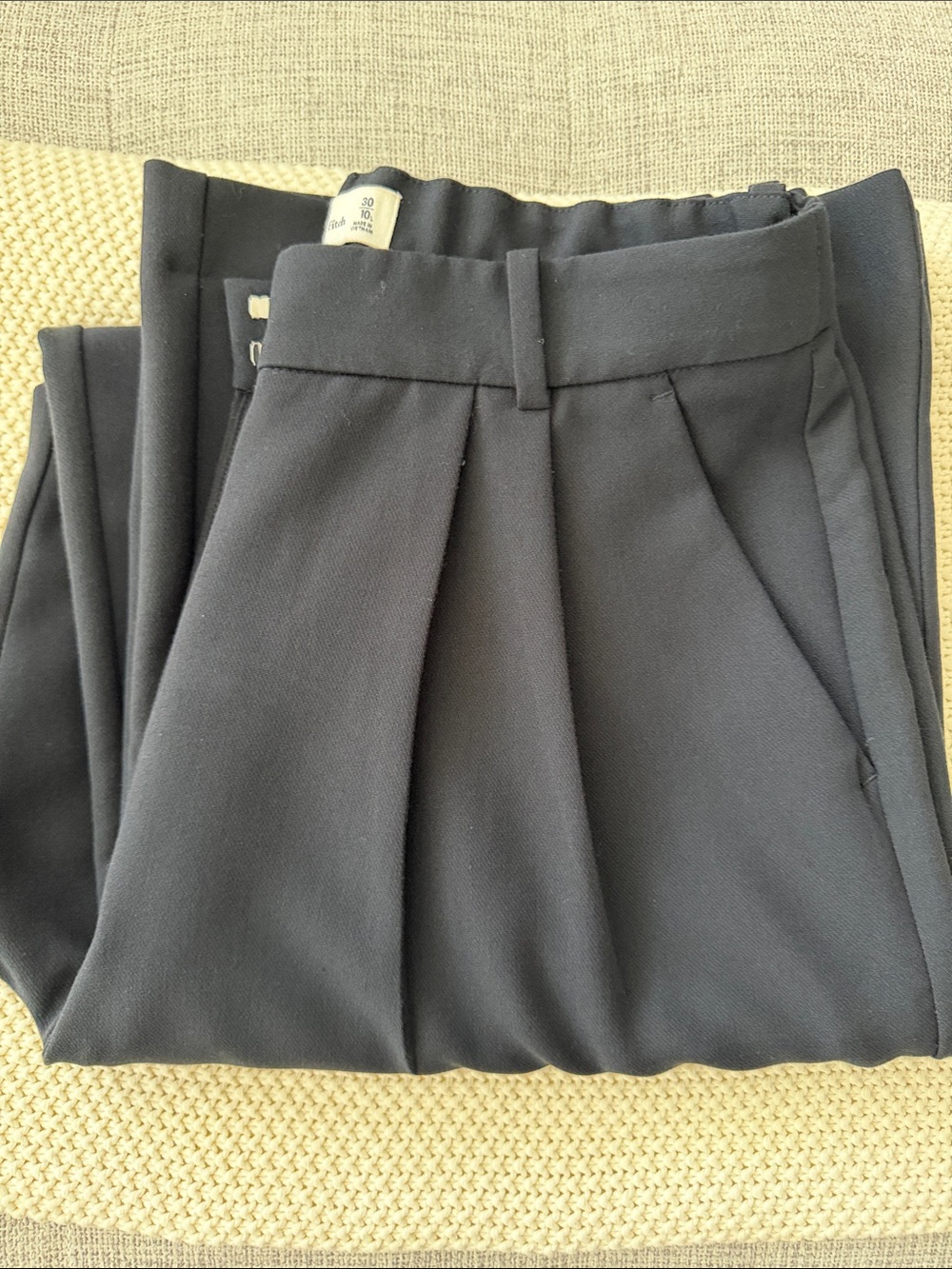 Abercrombie & Fitch Black Wide Leg Pants - Picture 4 of 5